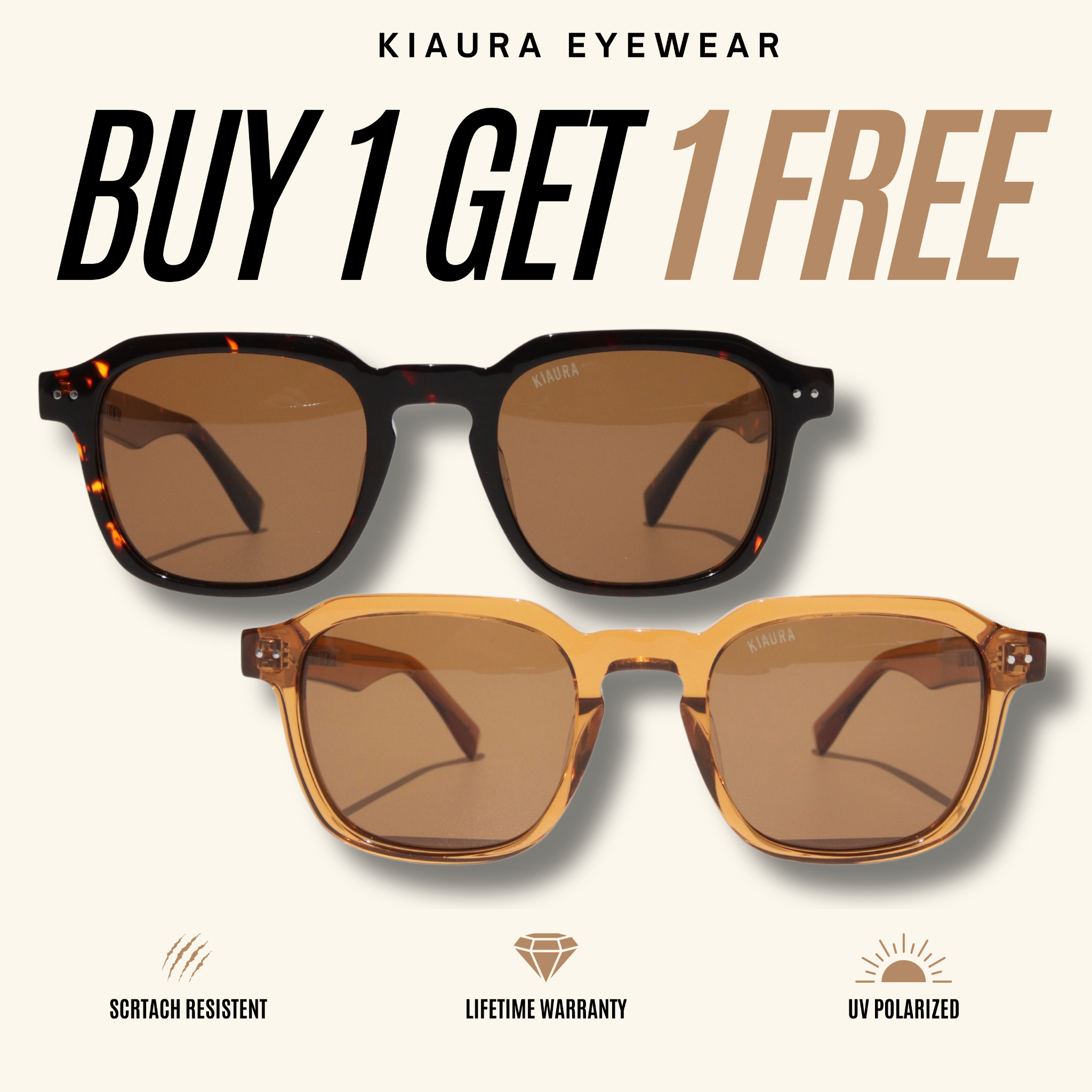 KIAURA Eyewear Facebook ad: The Sunglasses That Define Your Style