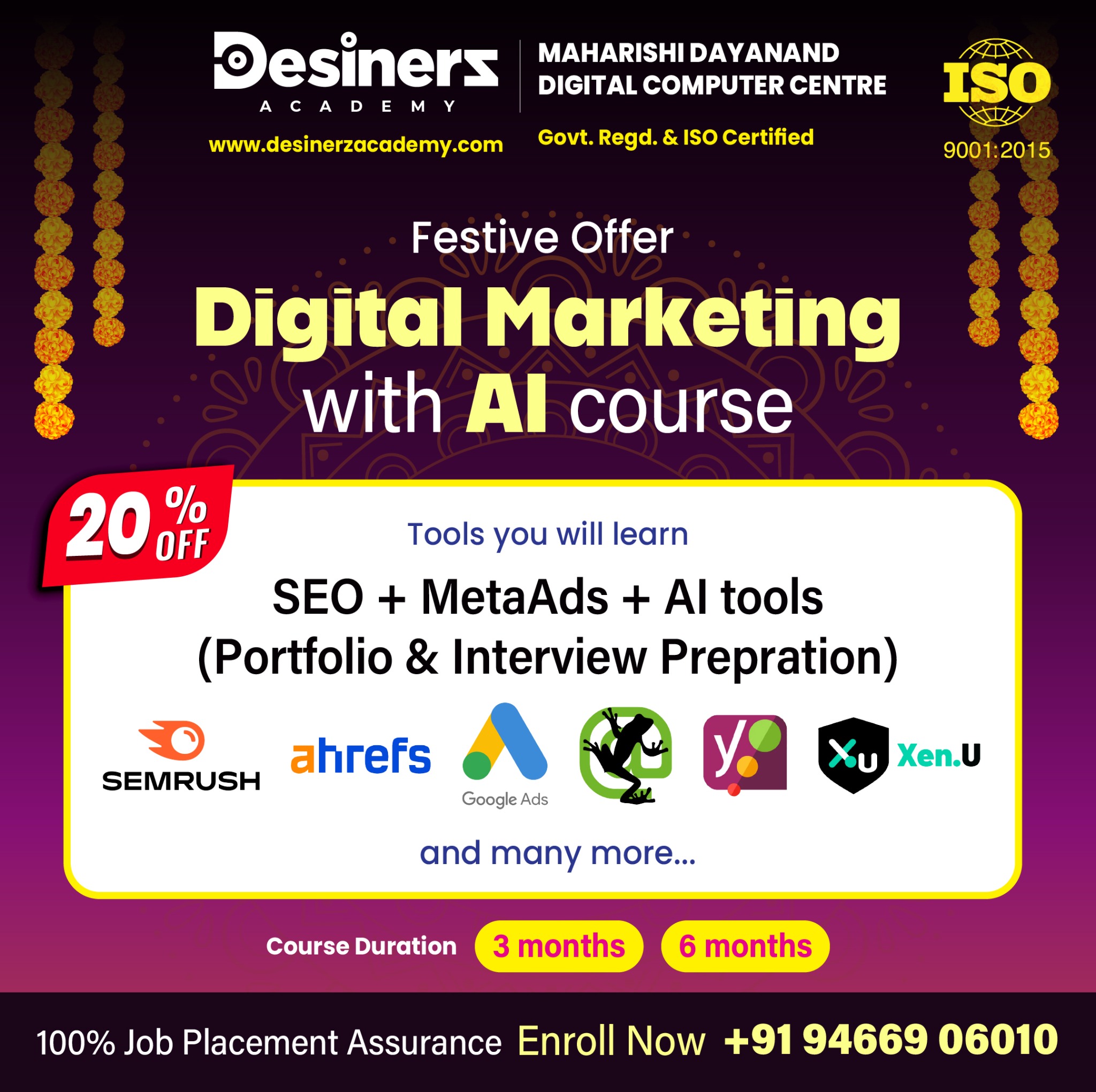 Desinerz Creative Digital Agency Facebook ad from Oct 12, 2025