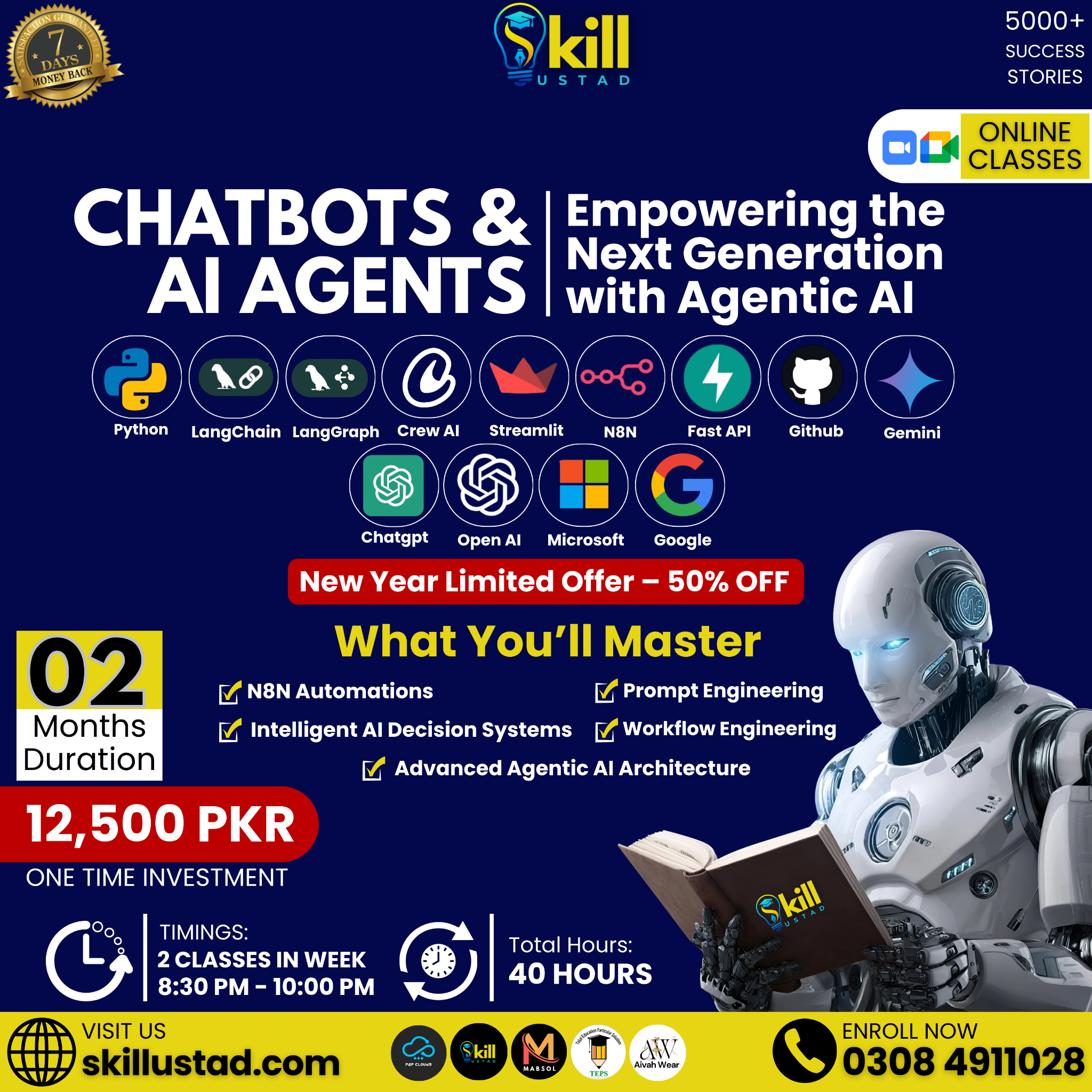 SkillUstad Facebook ad: Chat with us