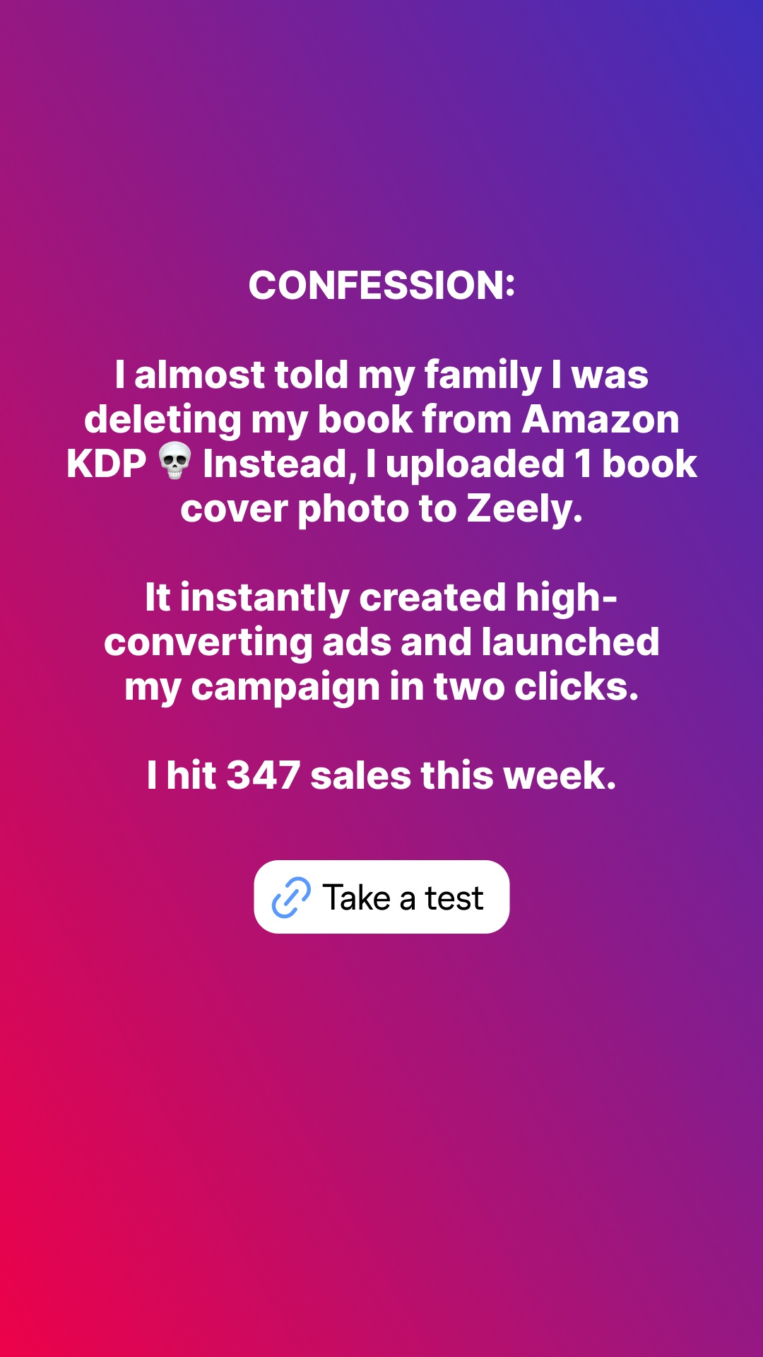 Zeely: Sales Growth Facebook ad: I create top-selling ads with AI