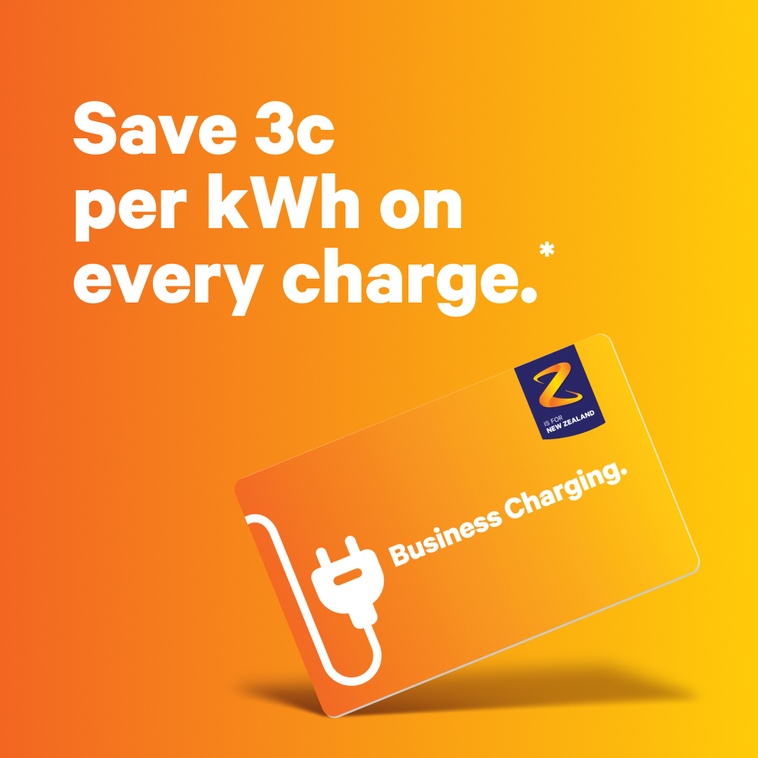 Z Energy Facebook ad: Apply for Business charge cards
