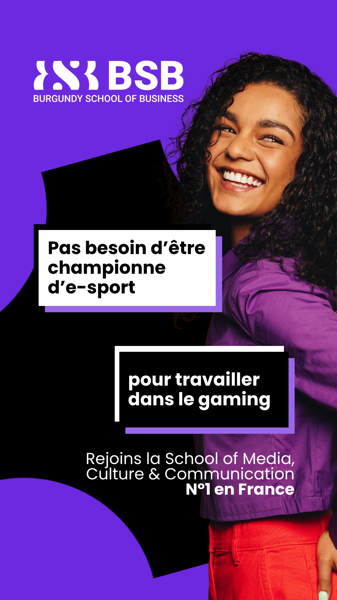 BSB - Burgundy School of Business Facebook ad from Apr 29, 2026