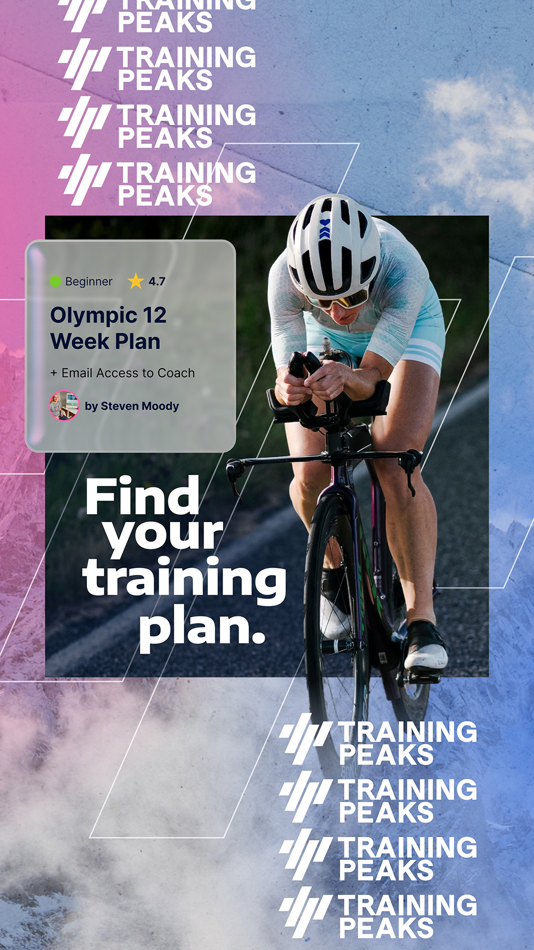 TrainingPeaks Facebook ad: Shop training plans