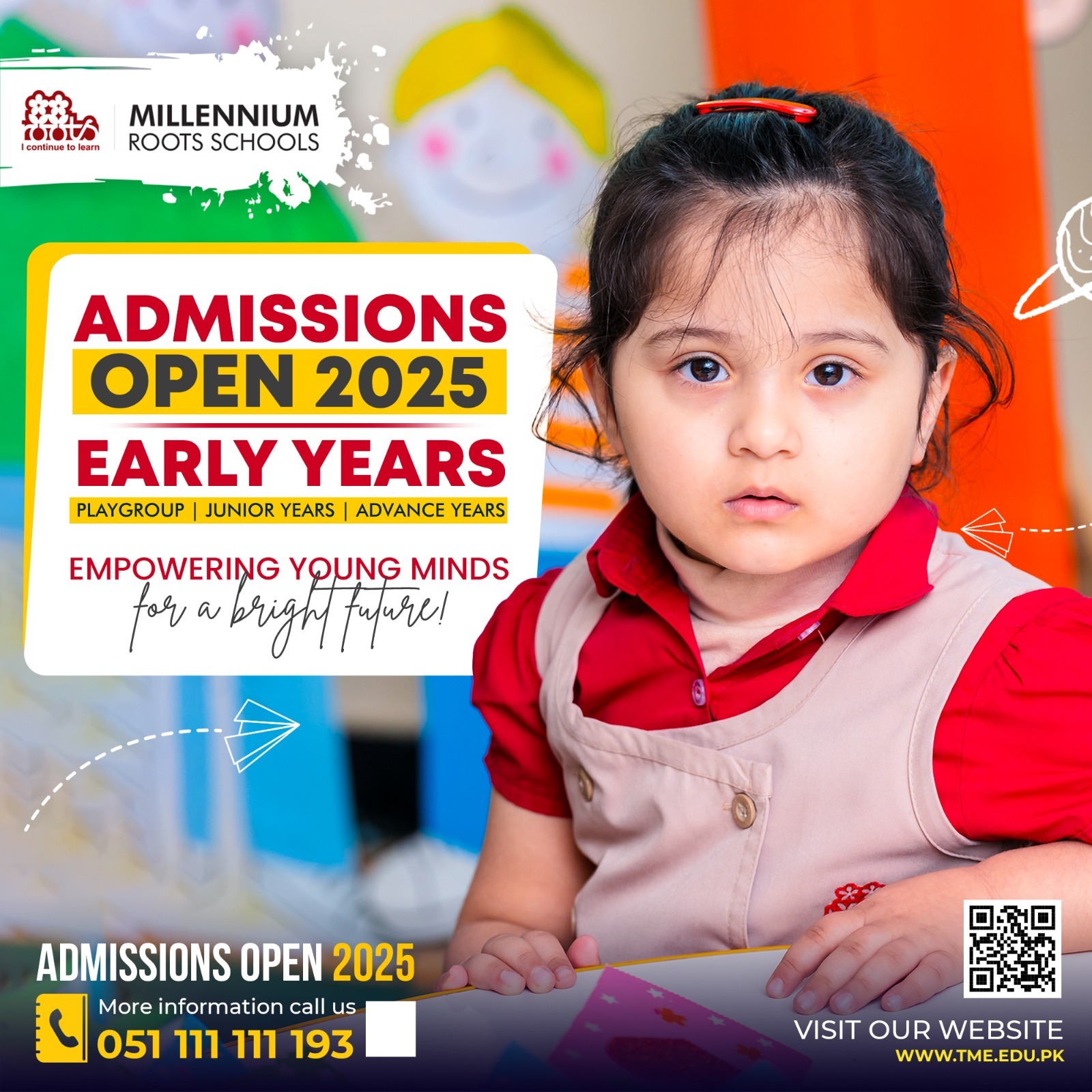 The Millennium Education Pakistan Official Facebook ad
