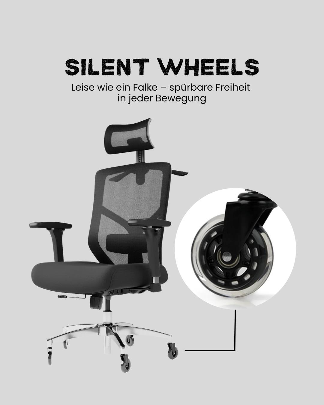 Eliteseats Facebook ad: Der ELITESEATS Bürostuhl: Entwickelt, um deinen Rücken zu…