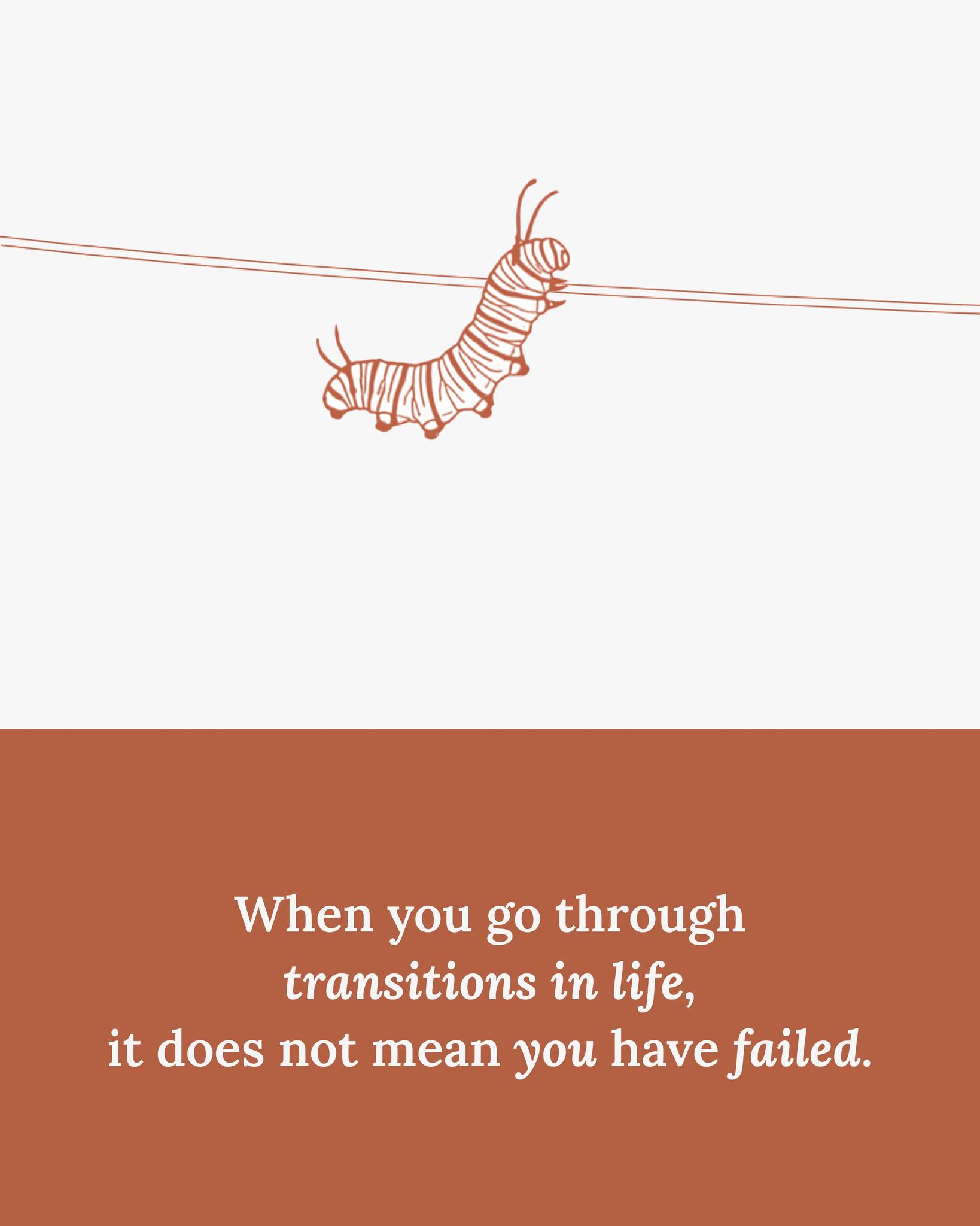 Soch Facebook ad: Life transitions demand clarity, not panic.