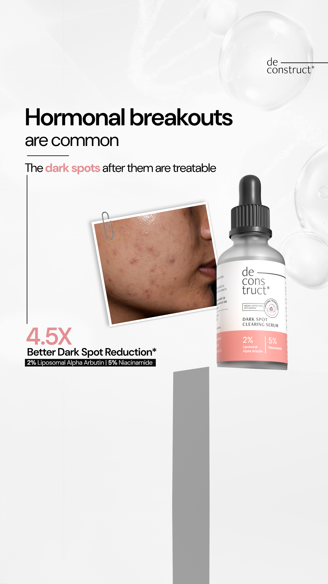 Deconstruct Skincare Facebook ad