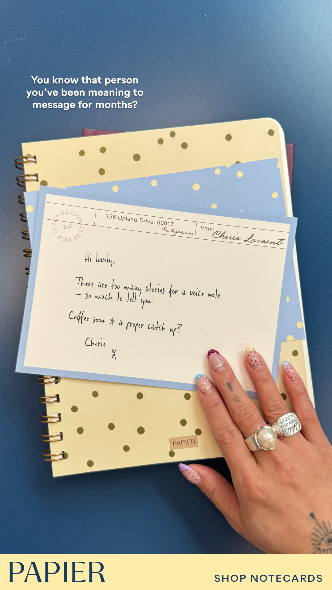 Papier Facebook ad