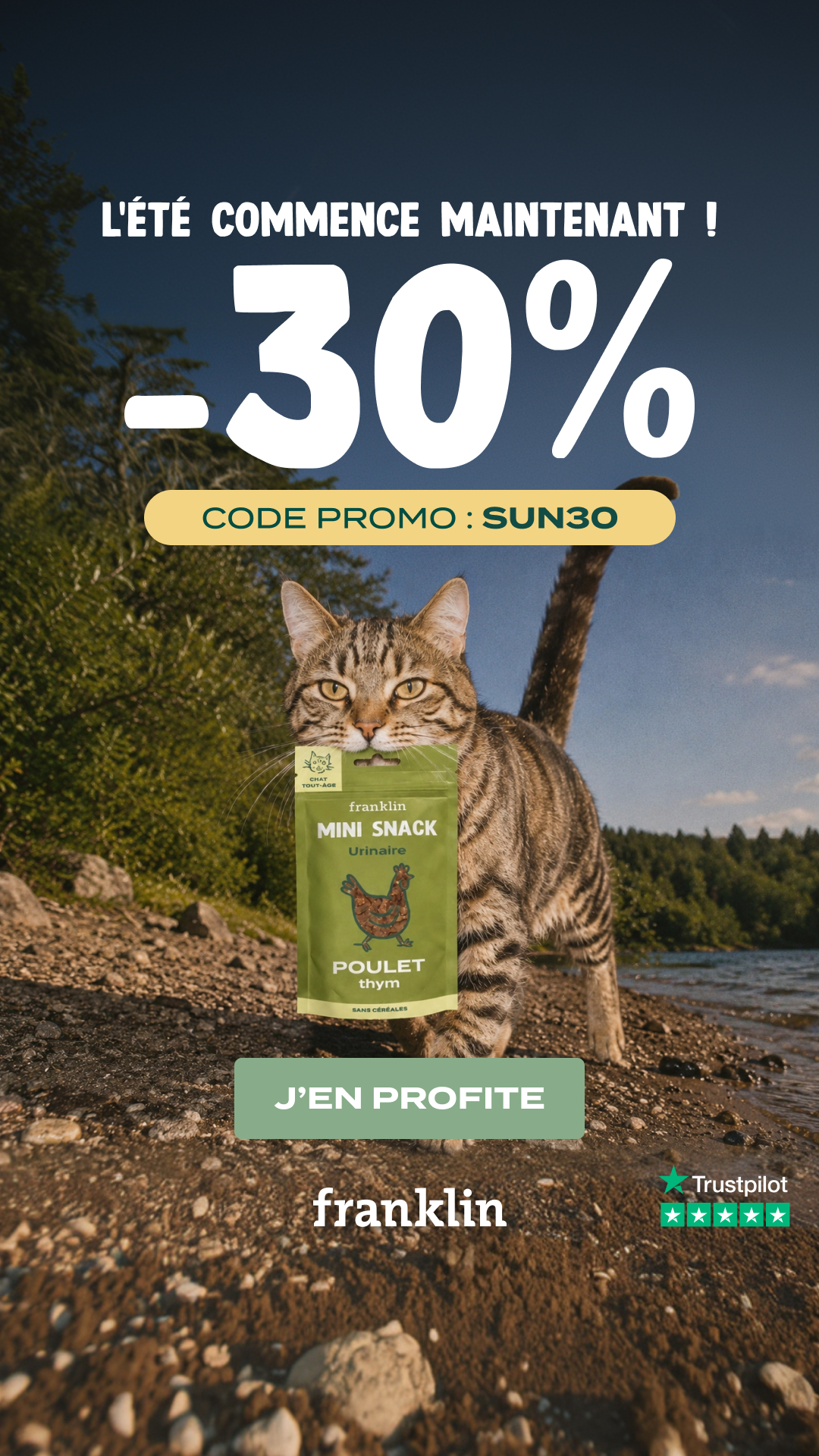 Franklin Pet Food Facebook ad