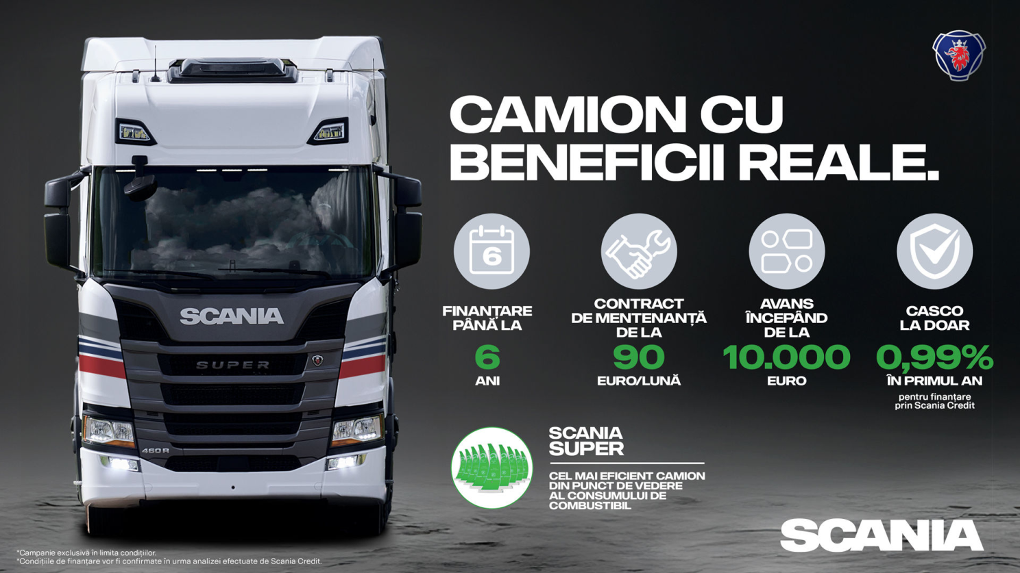 Scania Romania Facebook ad: Camionul tău SUPER