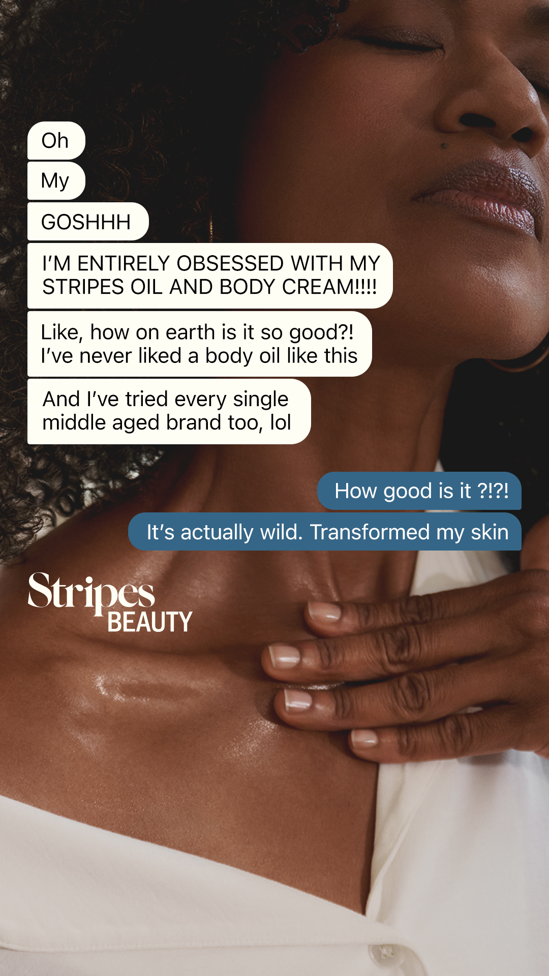 Stripes Beauty Facebook ad
