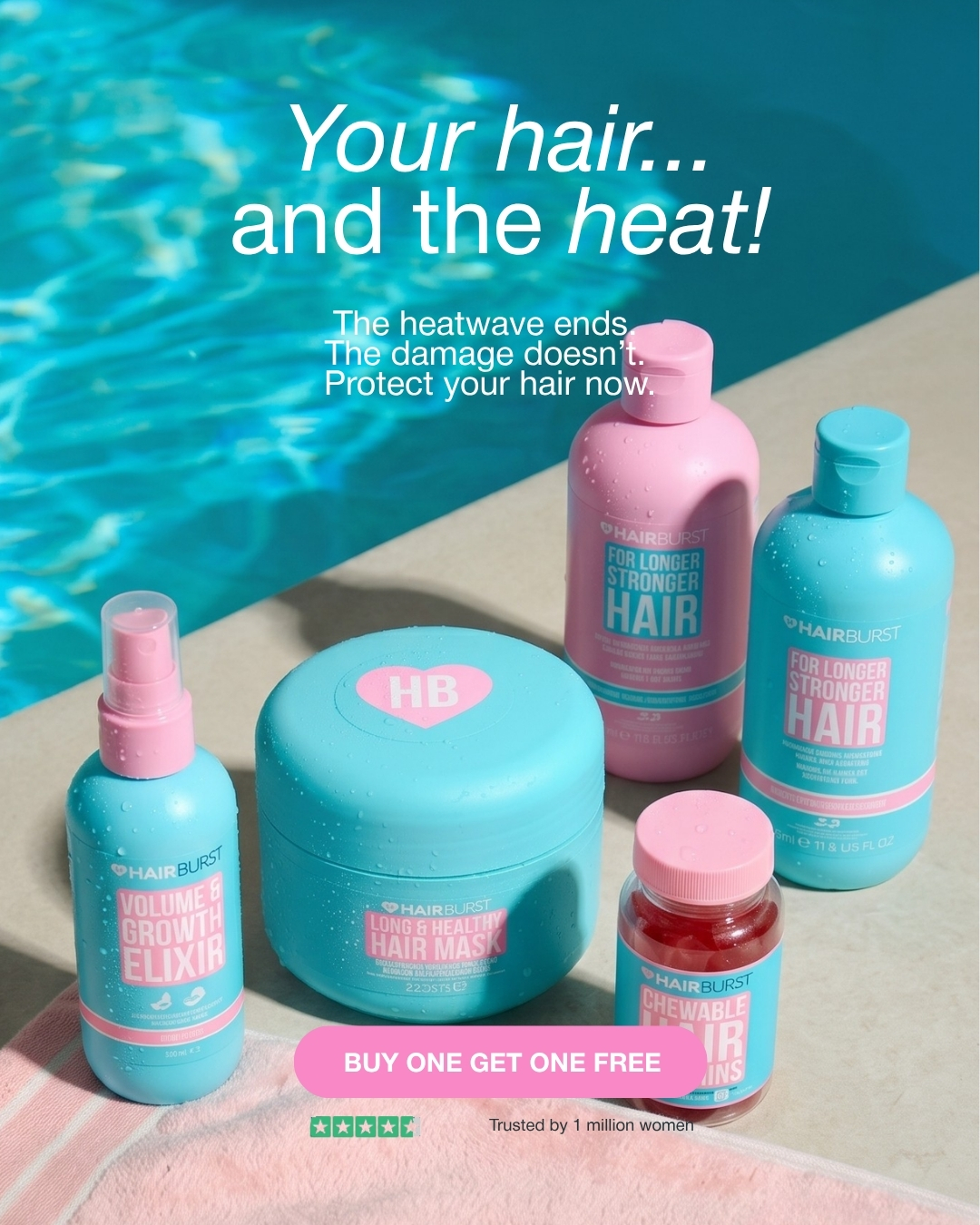 Hairburst Facebook ad