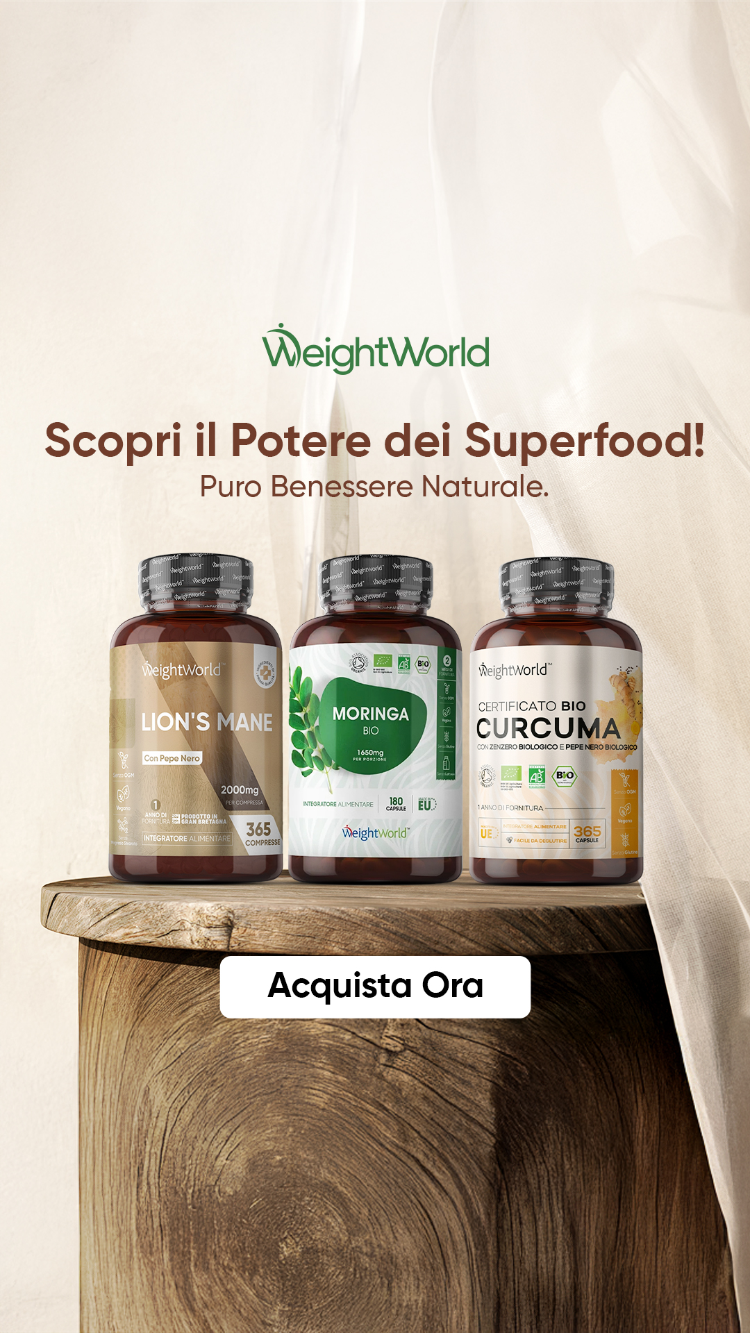 WeightWorld Italy Facebook ad