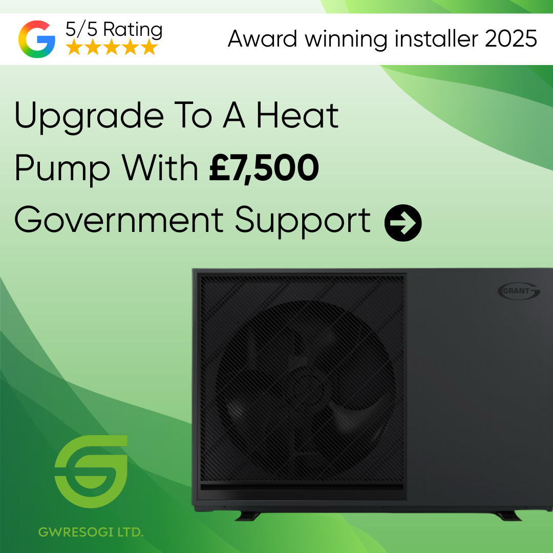 Gwresogi LTD Facebook ad: £7,500 Heat Pump Grant Available