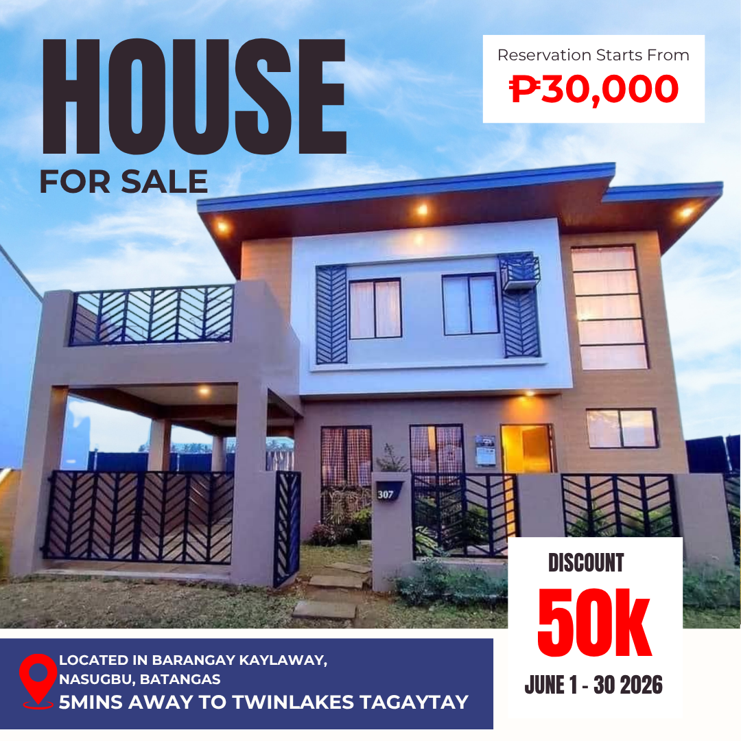 Your Phirst Home PH Facebook ad: HOUSE AND LOT FOR SALE NEAR TO TAGAYTAY