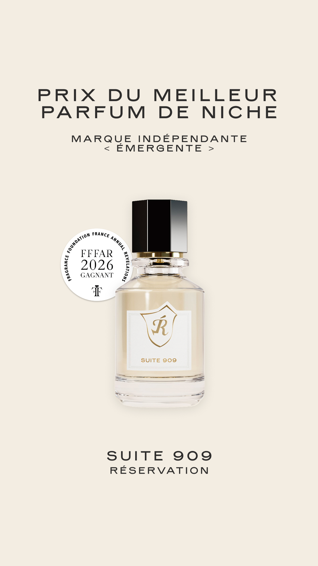 Réservation Parfums Facebook ad from Jul 8, 2026