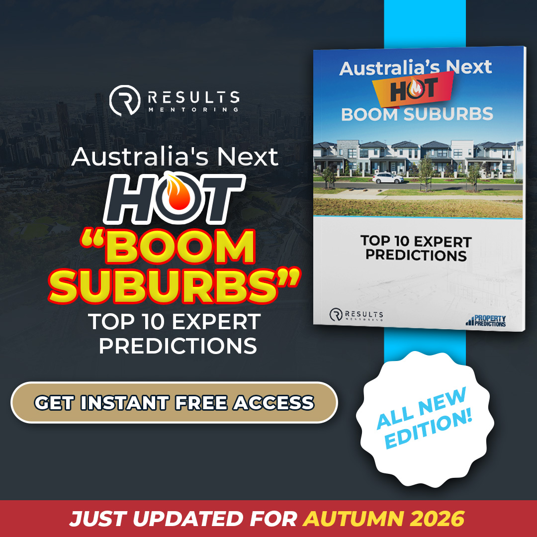 Results Mentoring Facebook ad: Autumn 2026 FREE REPORT, Australia's Next HOT Boom…