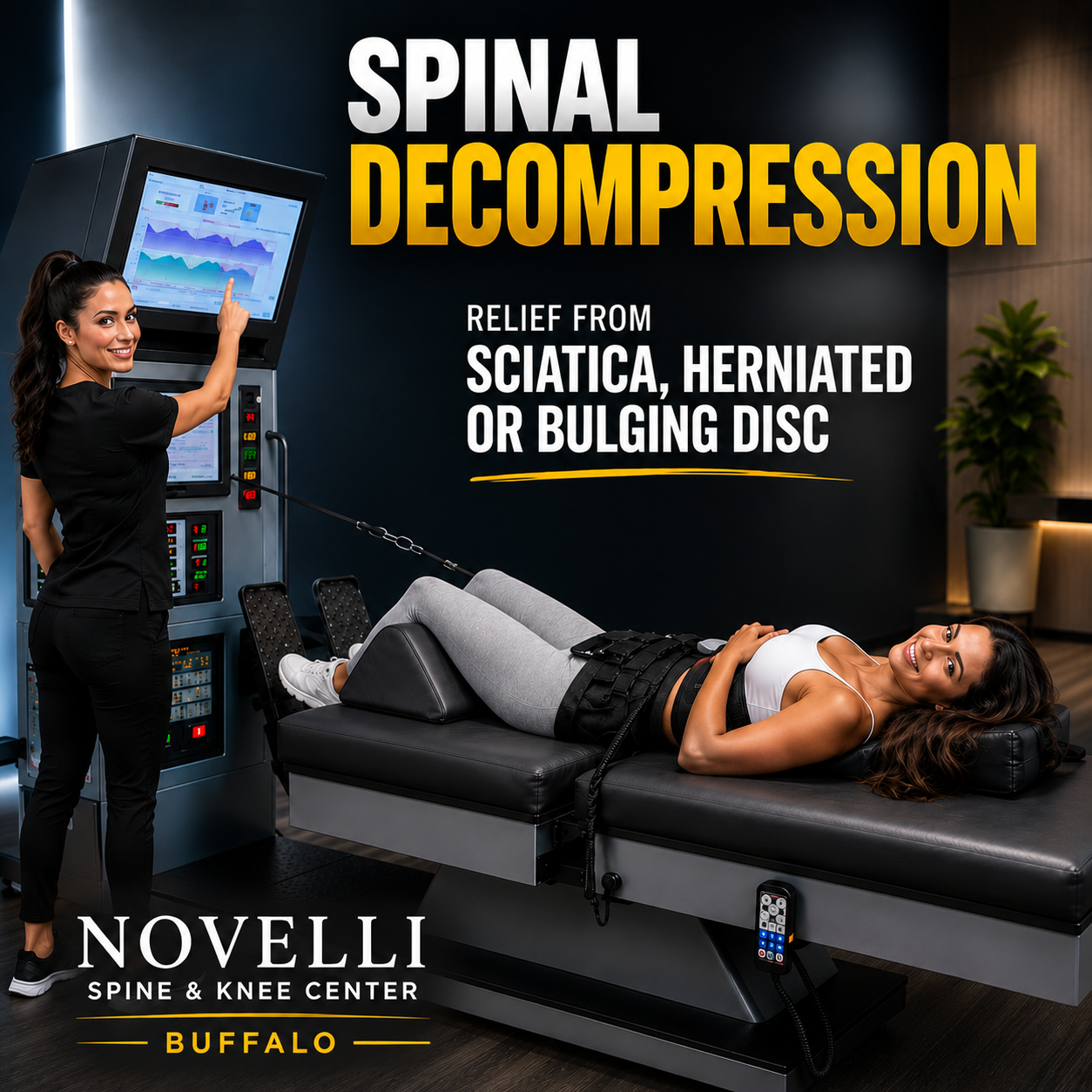 Novelli Spine & Knee Center Facebook ad