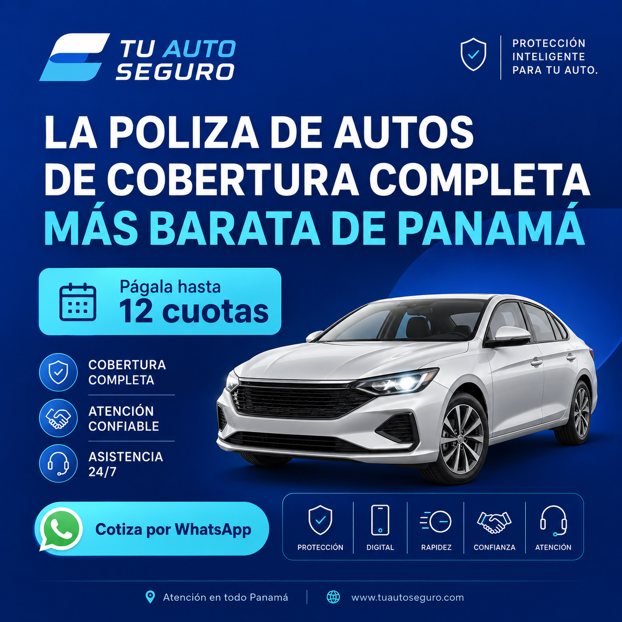 Tu Auto Seguro Panamá Facebook ad: ¿PAGANDO DEMASIADO POR TU SEGURO DE AUTO? Escríbenos hoy y…