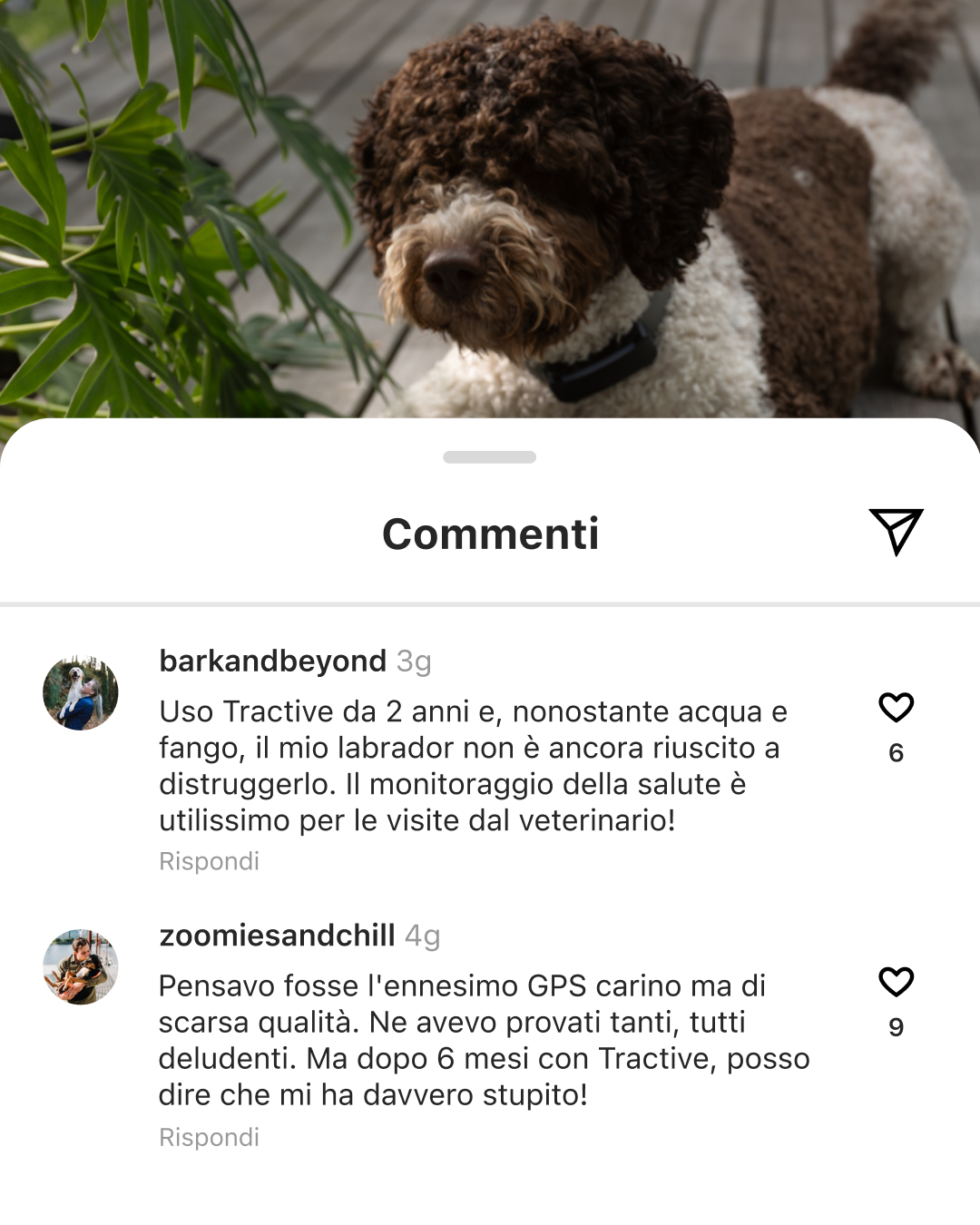 Tractive Facebook ad