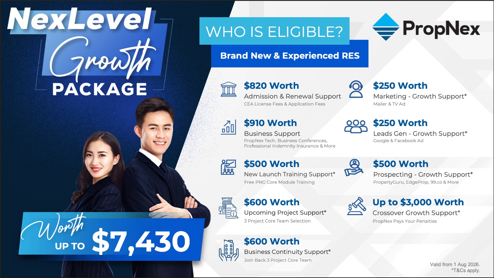 PropNex Singapore Facebook ad: The Career Support Every New RES Deserves
