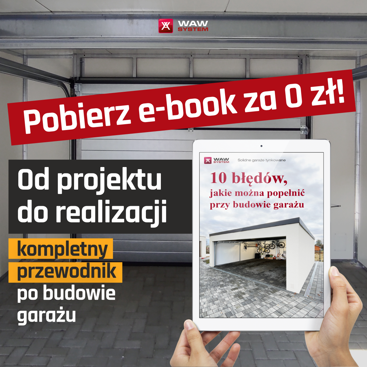 Garaże tynkowane Wawsystem - produkcja, transport i montaż. Facebook ad: Przeczytaj, zanim pomyślisz o budowie garażu