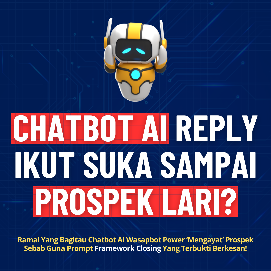 AI Chatbot by Wasapbot Facebook ad: Cuba Wasapbot sekarang!