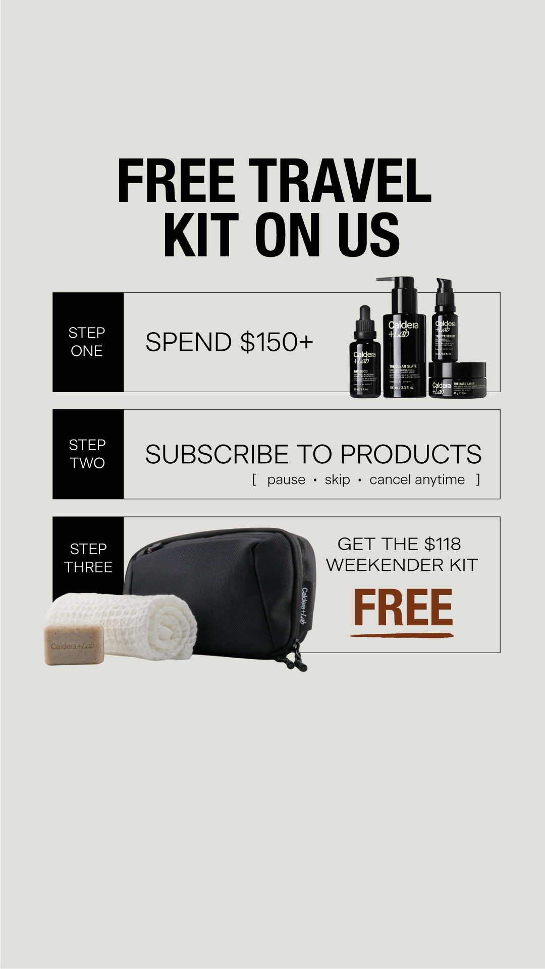 Caldera + Lab Facebook ad
