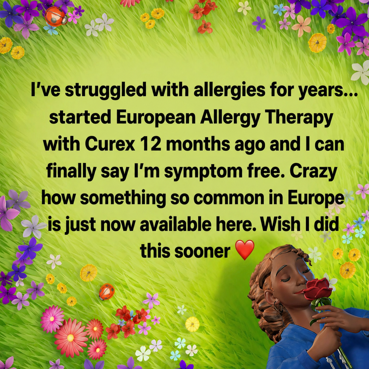 Curex Allergy Facebook ad