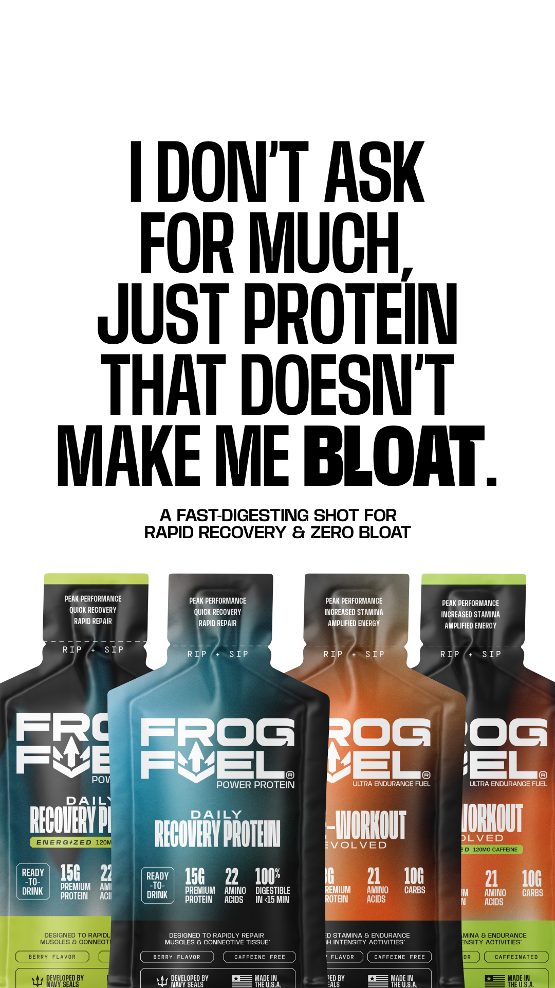 Frog Fuel Actual Facebook ad