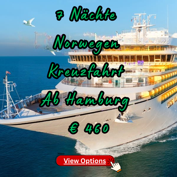 Online Deals Facebook ad: 7 Nächte Norwegen Kreuzfahrt ab Hamburg € 460
