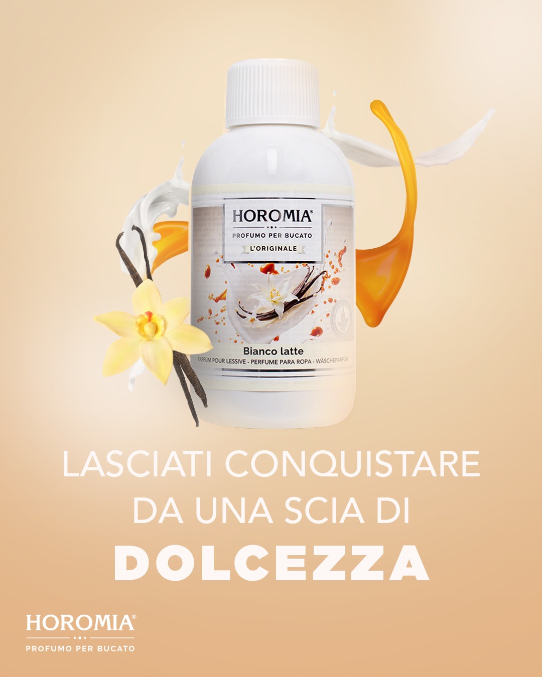 Essenze profuma bucato Horomia Facebook ad: Profuma Bucato Bianco Latte 250ml