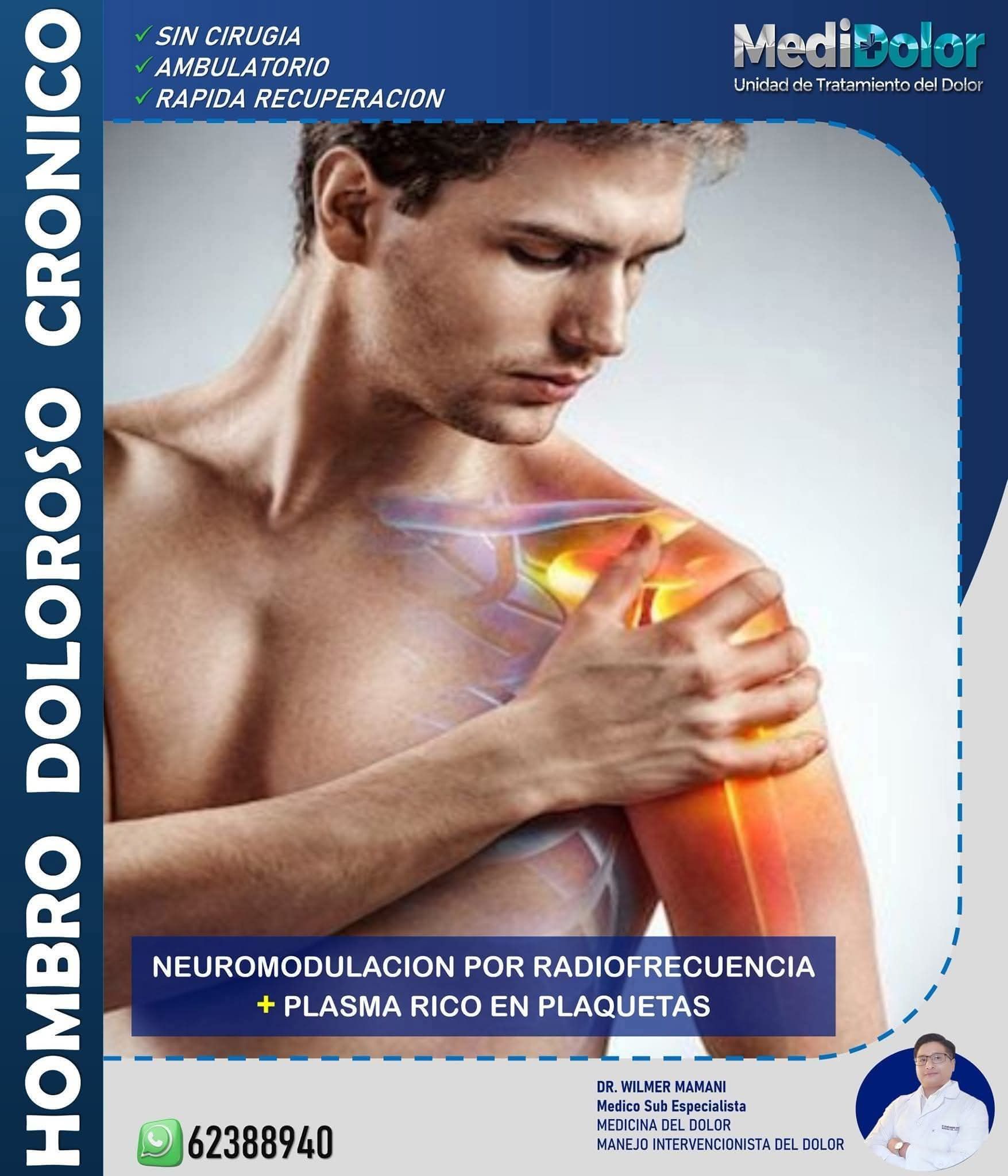 Medicina de Dolor - Dr. Wilmer Mamani Facebook ad: El es causado por diferentes patologias.