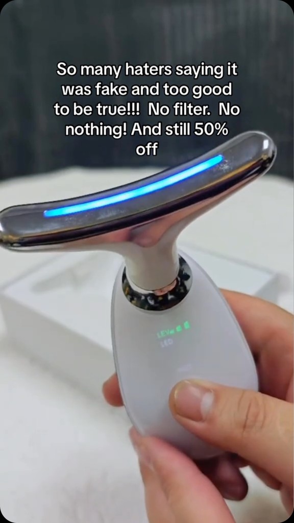Soluna SKIN Facebook ad: literally transforms your face
