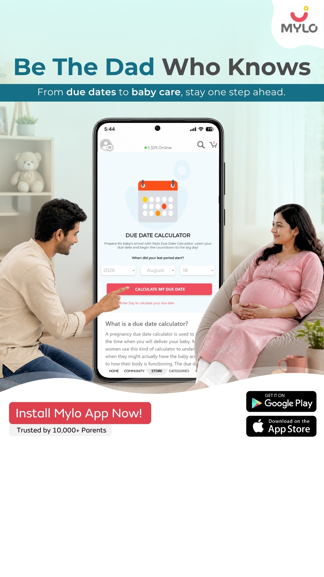 Mylo Facebook ad