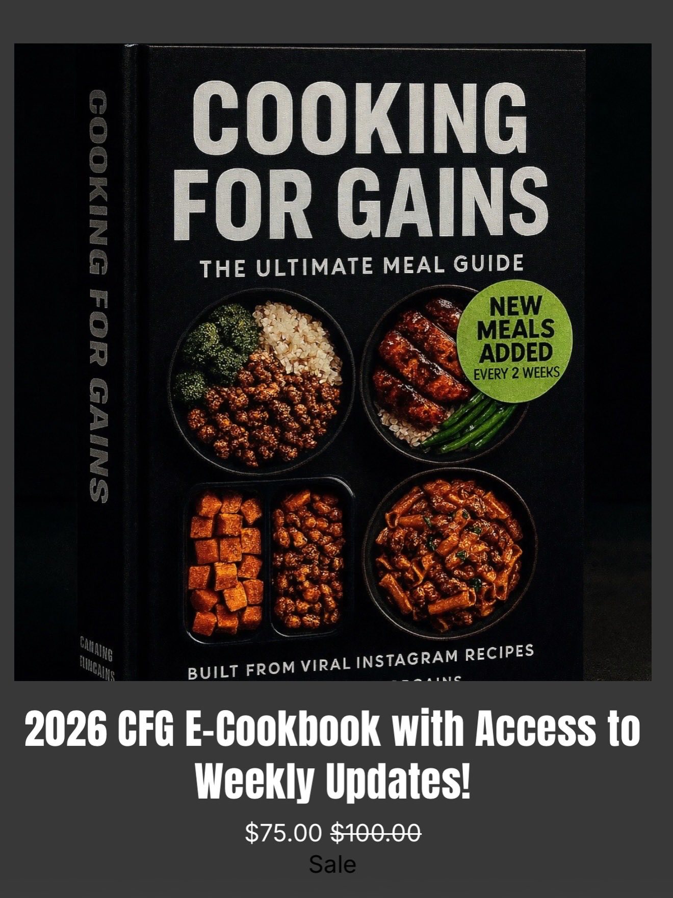 Cookingforgains Facebook ad