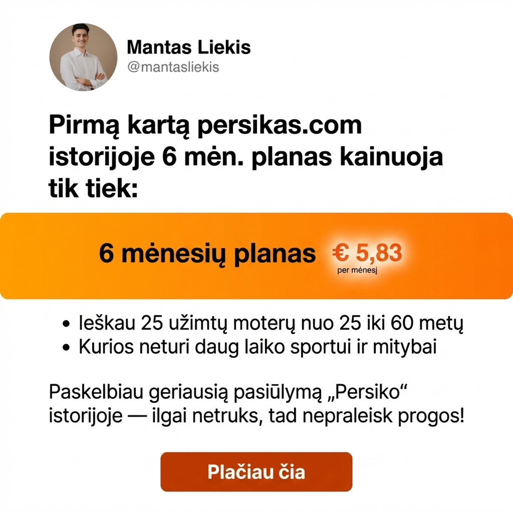Mantas Liekis Facebook ad