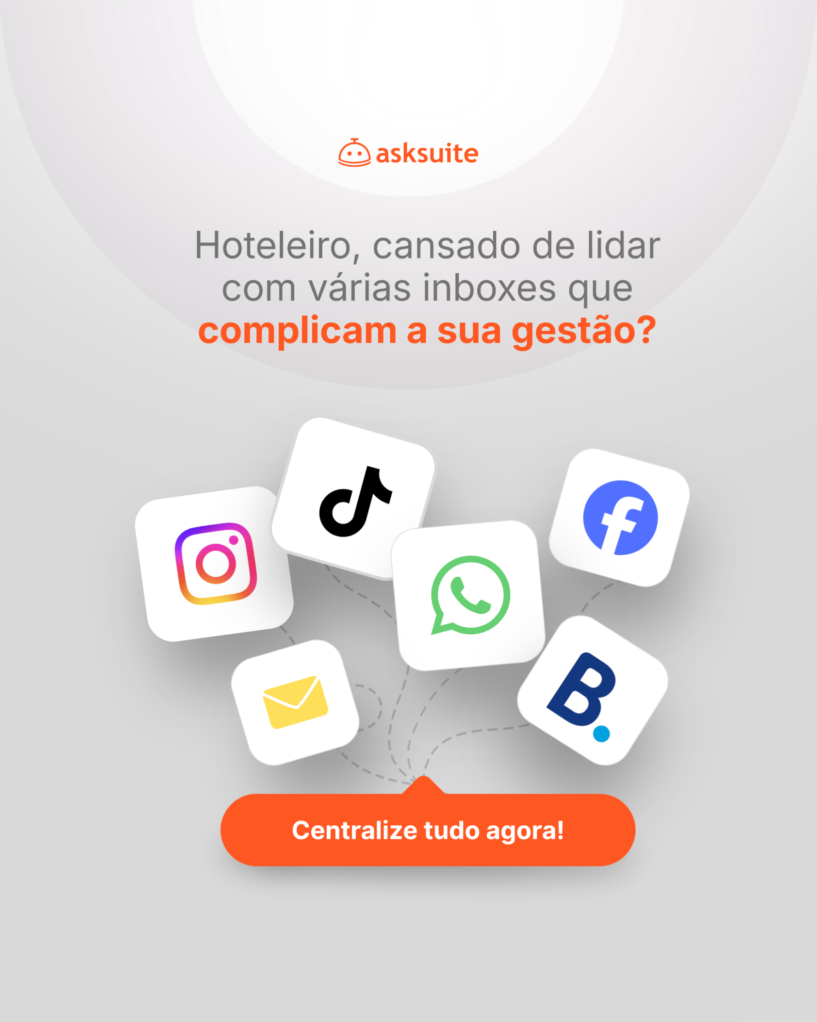 Asksuite AI Booking Assistant Facebook ad