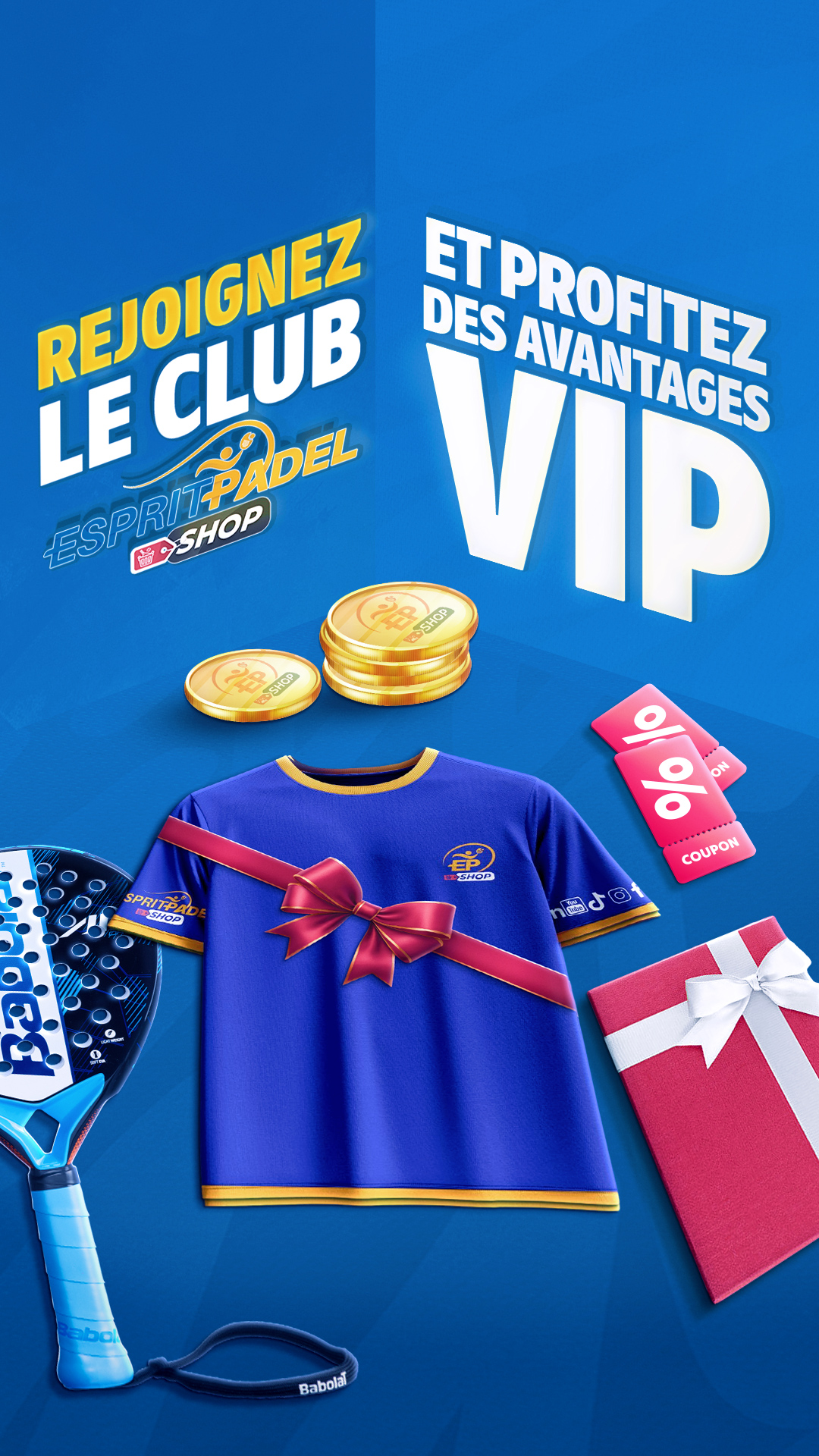 Esprit Padel Shop Facebook ad