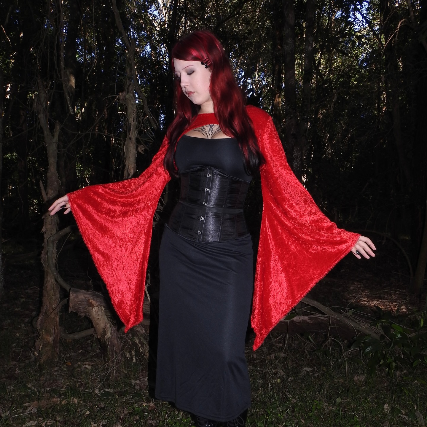velvetwebclothing Facebook ad: Our MEDIEVAL VAMP collection is almost sold out…