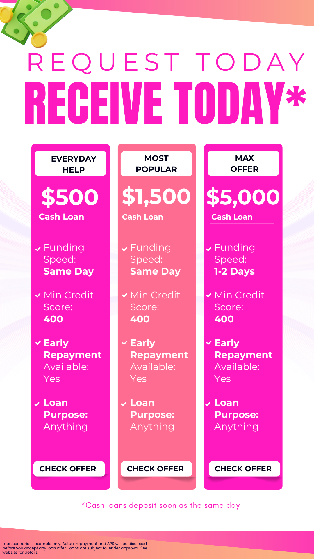 Loan Shortcut Facebook ad from May 28, 2026