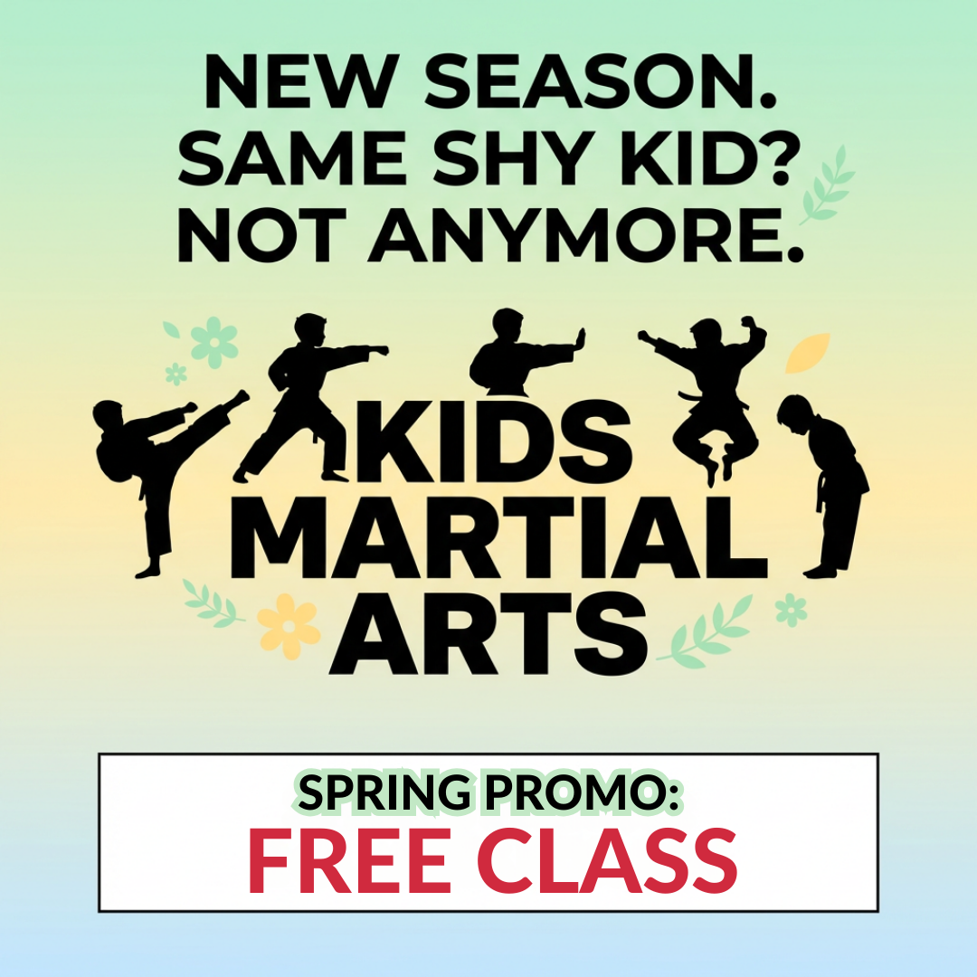 Columbus Martial Arts Academy Facebook ad: Free Kids Martial Arts Class