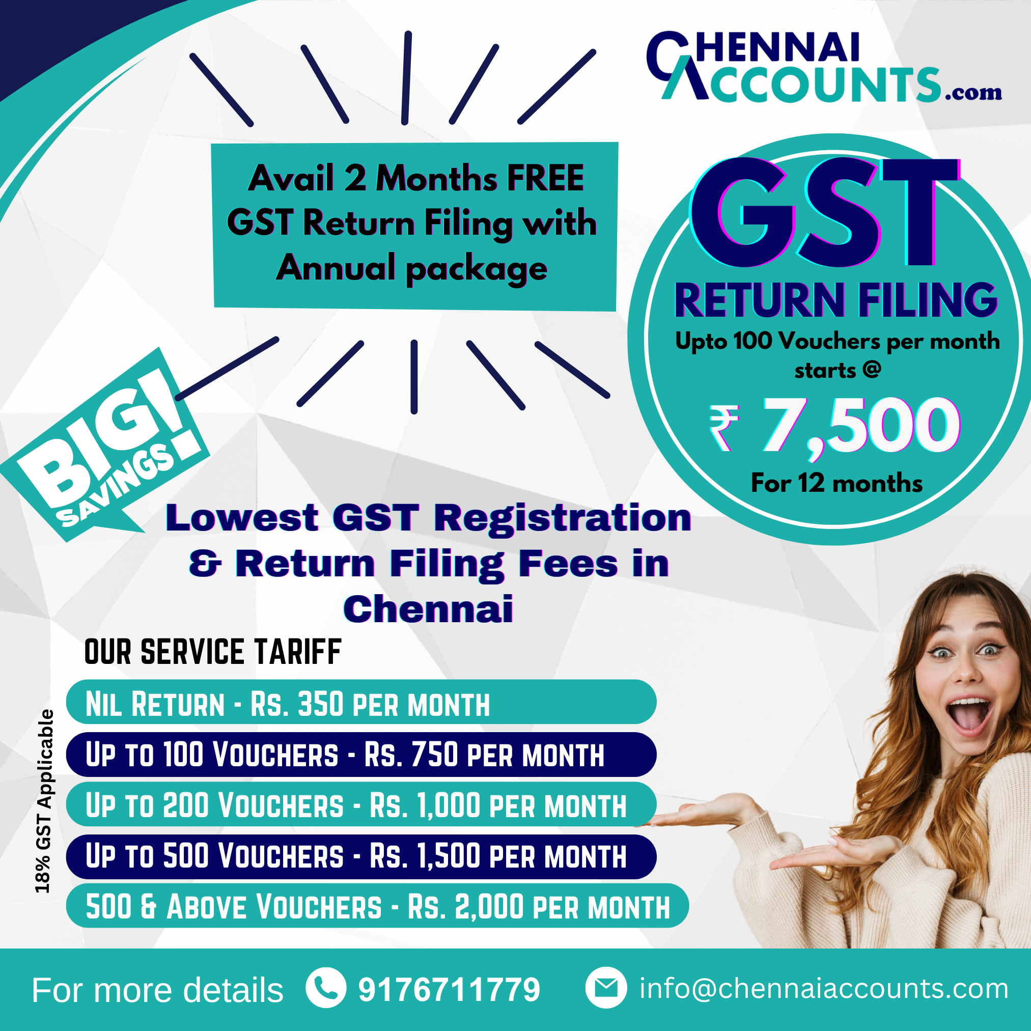 Chennai Accounts Facebook ad