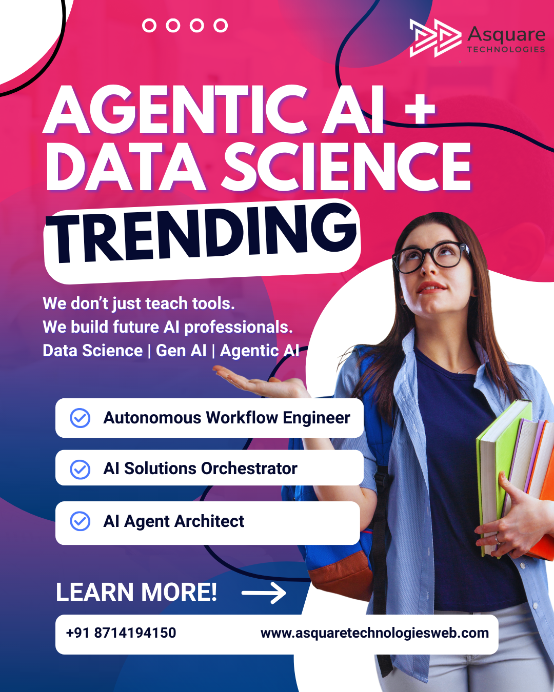 asquaretechnologies.in Facebook ad: Become an AI Professional