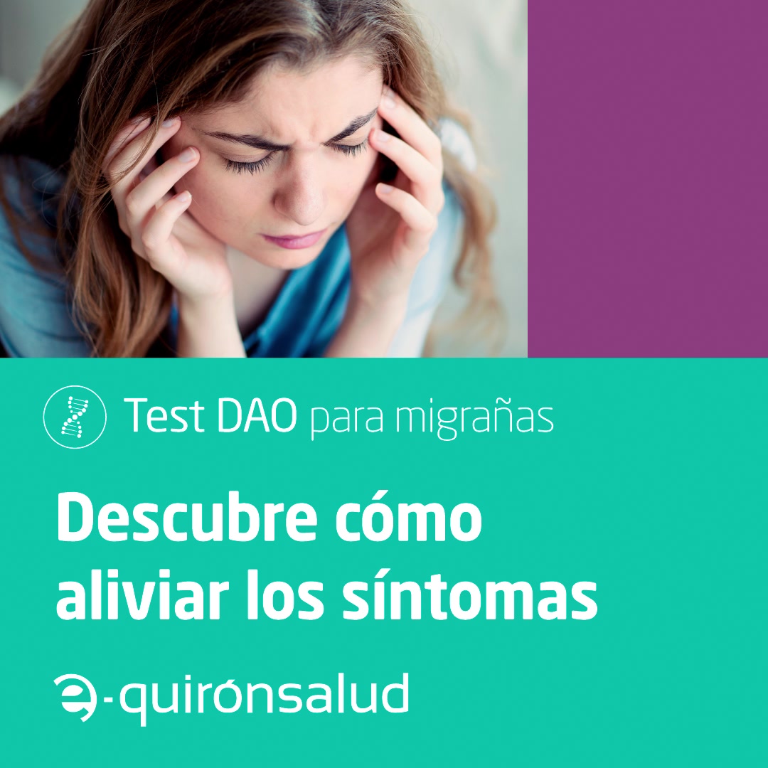 quirónsalud Facebook ad: Test genético DAO