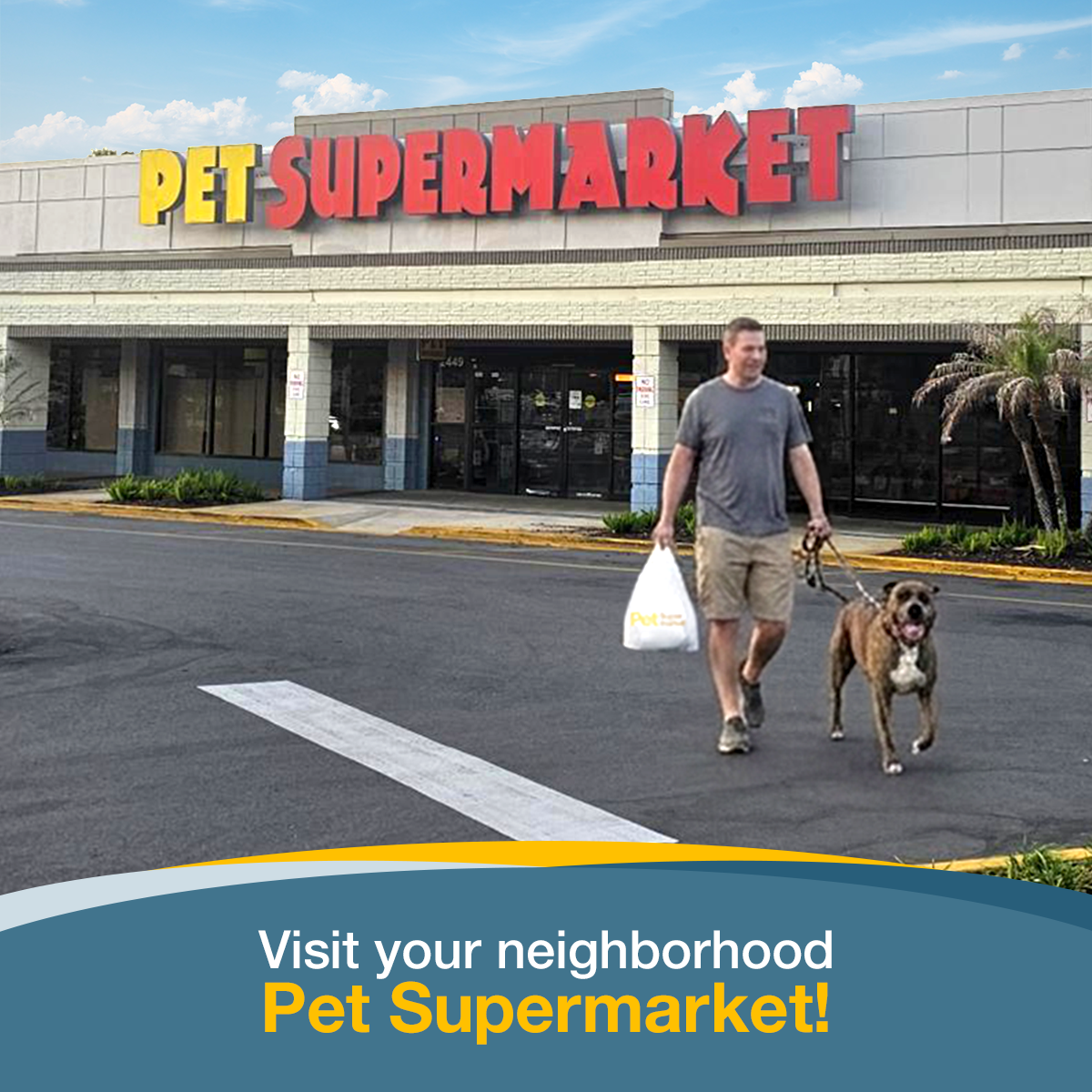 Pet Supermarket Facebook ad: West Orlando Pets Love It Here!Come back to…