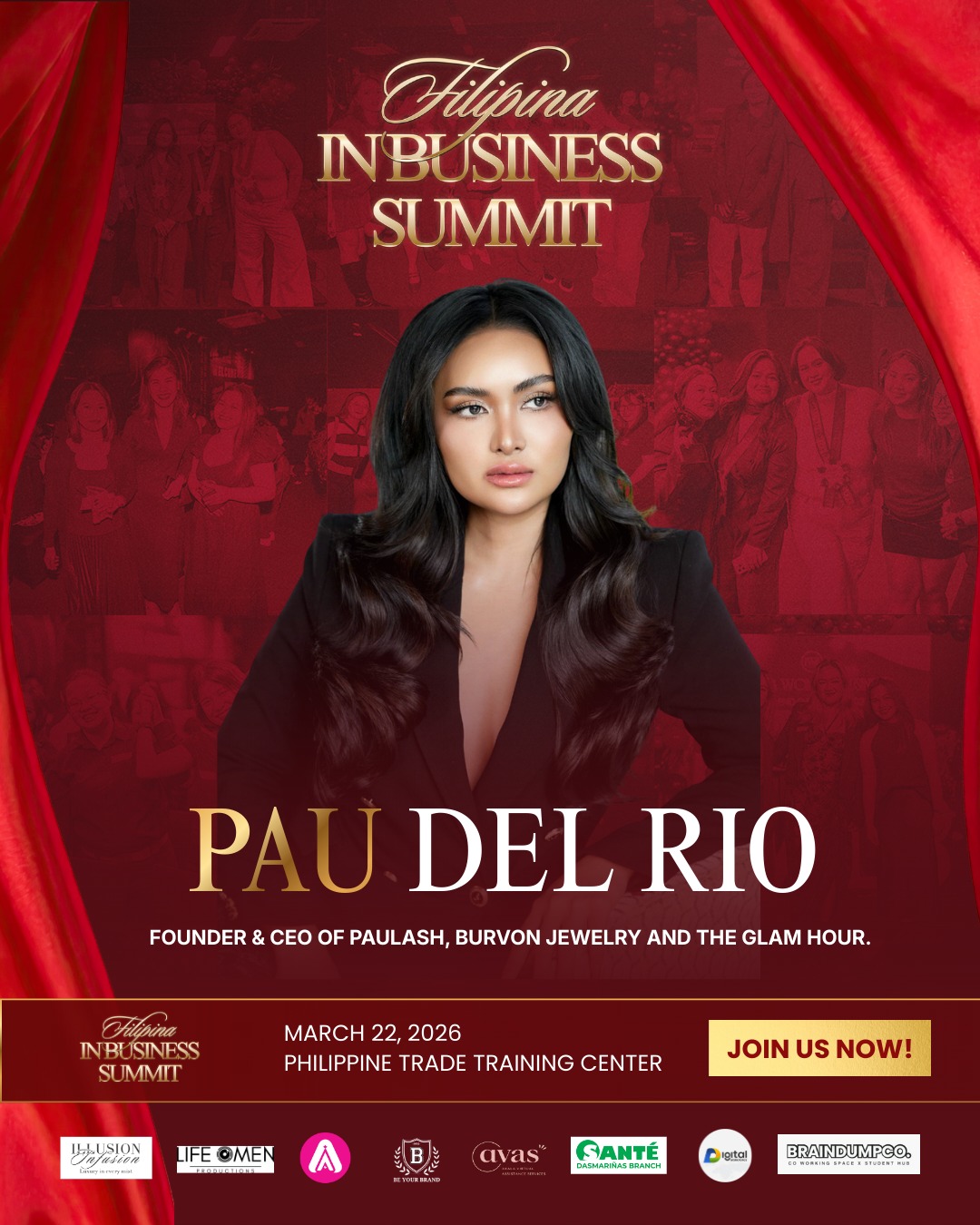 Filipina Women in Business Facebook ad: Meet Pau Del Rio at the Filipina In Business Summit