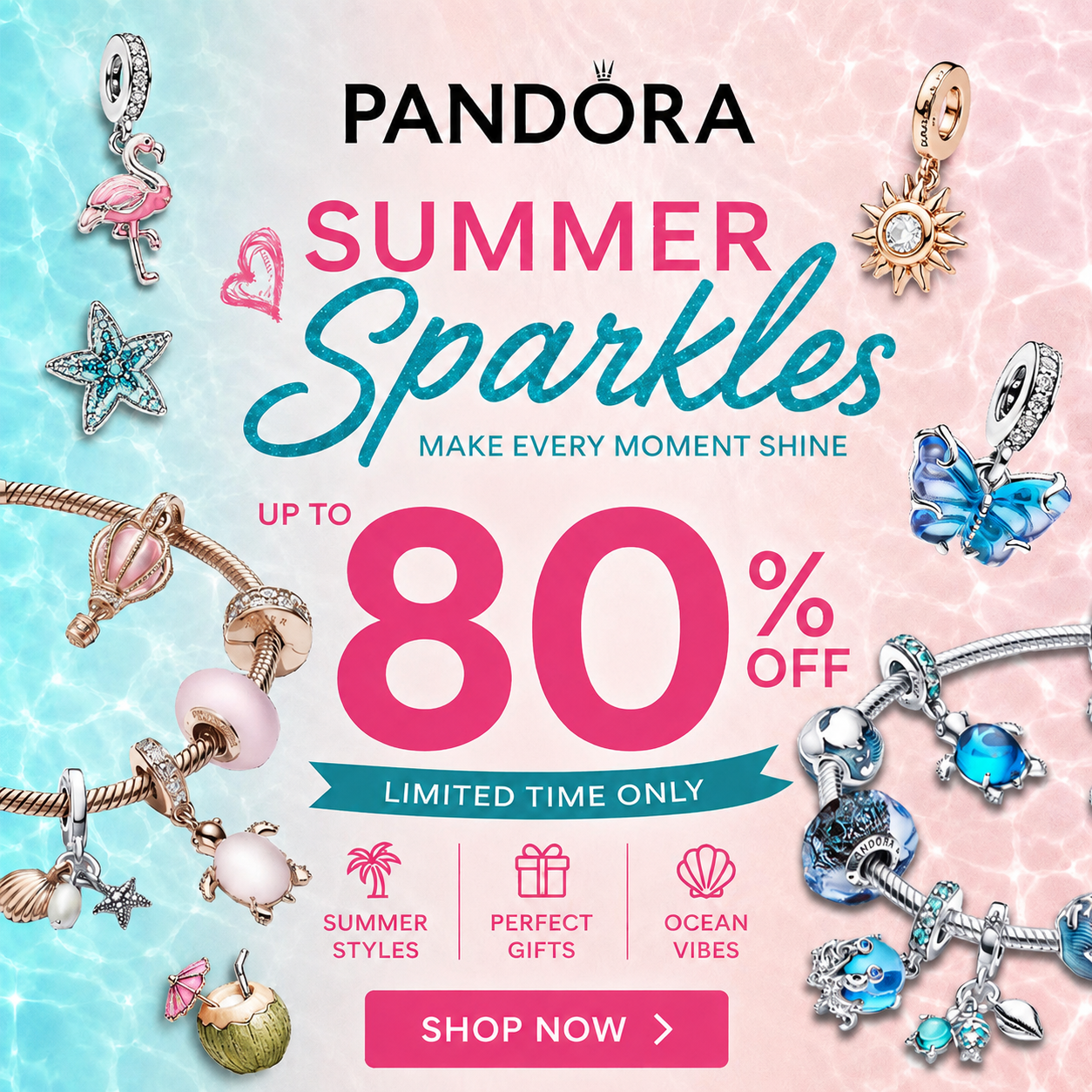 Pandσra Online Shop Facebook ad from May 7, 2026