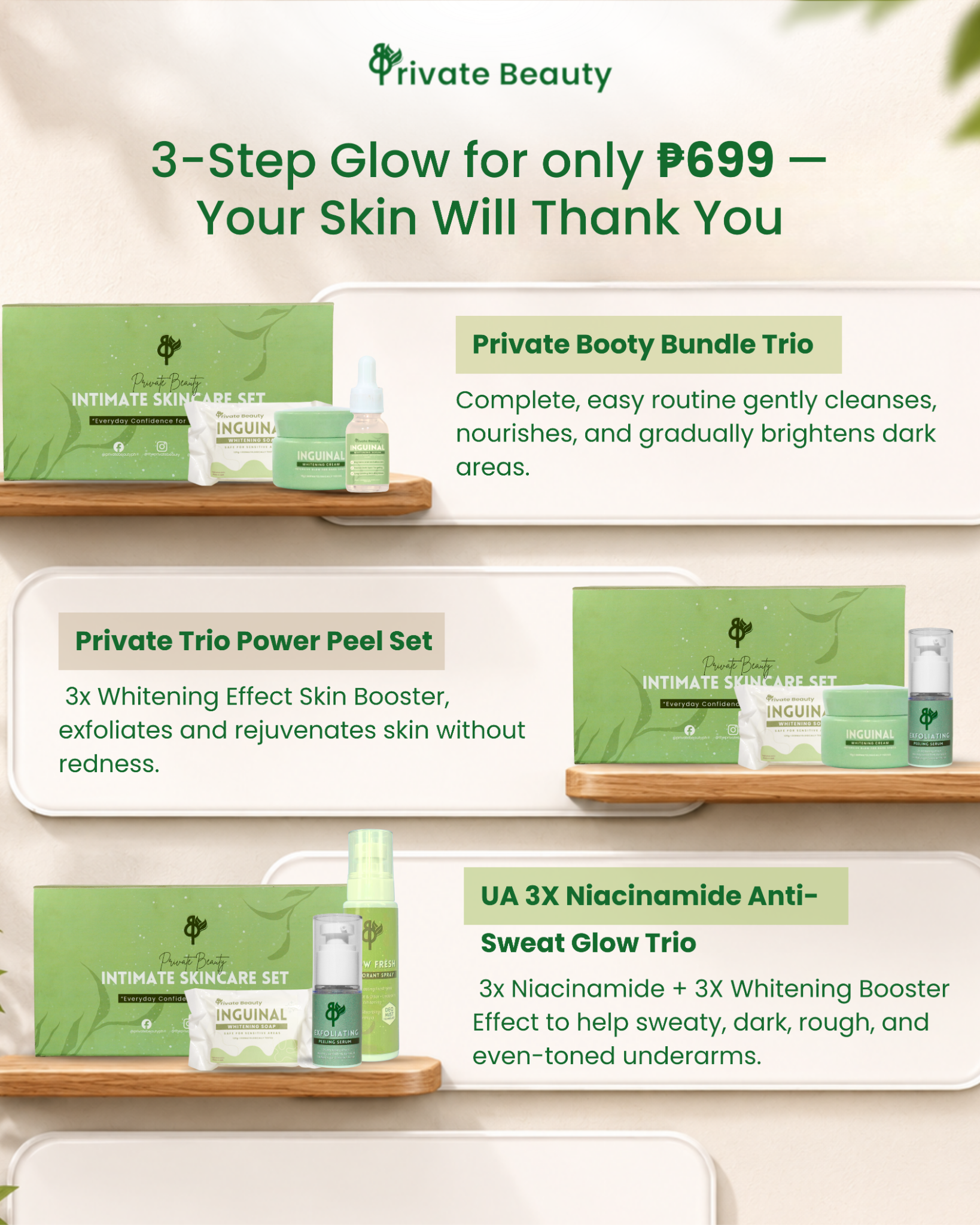 Private Beauty Facebook ad