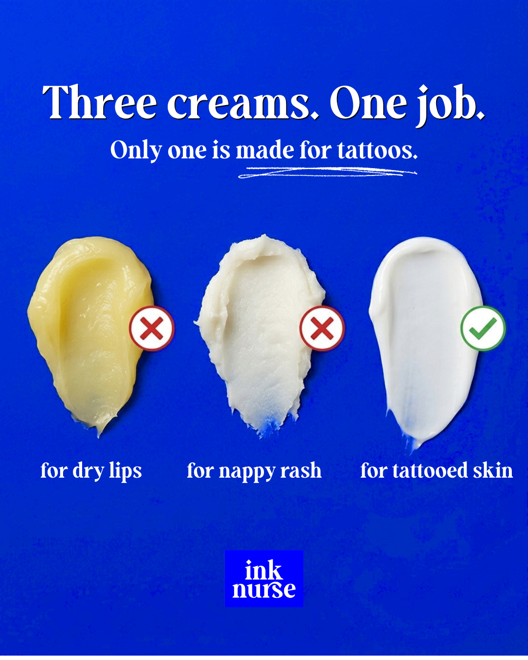 Ink Nurse Facebook ad: No More Re-Doing Your Tattoos, PLEASE.